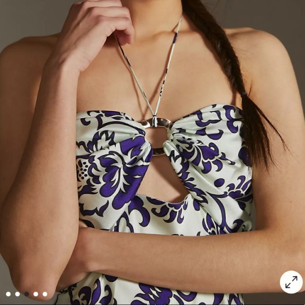 Anthropologie Delfi Collective Halter Maxi Dress NWT - Picture 5 of 7